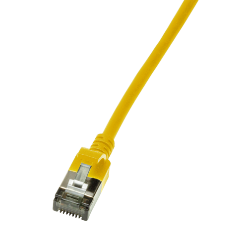 CAT6a U/FTP Ultraflex, 100% Copper, Yellow, 2M