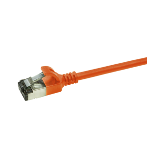 CAT6a U/FTP Ultraflex, 100% Copper, Orange, 0.5M