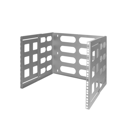 8U wall server rack 494x400x360mm (WxDxH) gray