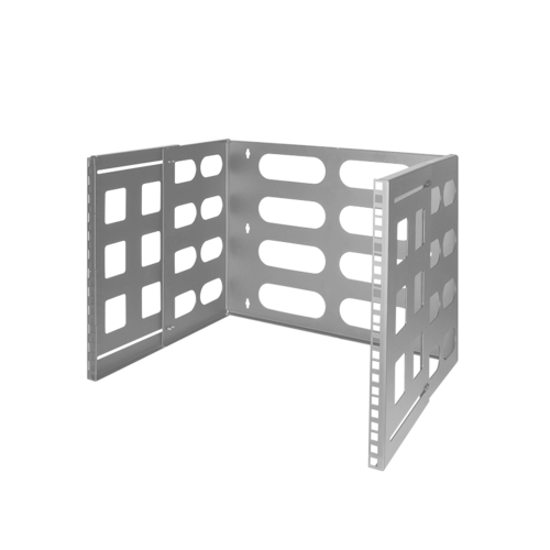 8U wand server rack 494x400x360mm (BxDxH) grijs