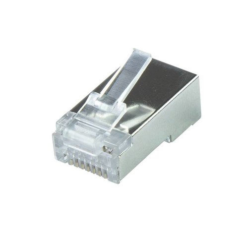 CAT6a Connector RJ45 - STP 10 pieces for flexible and rigid cable