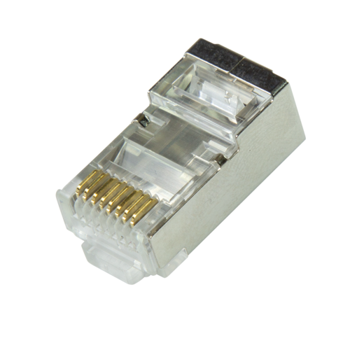 CAT6a Connector RJ45 - STP 10 pieces for flexible and rigid cable