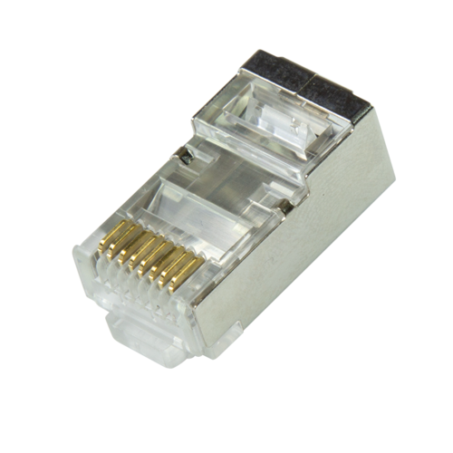 CAT6a Connector RJ45 - STP 10 stuks voor soepele en stugge kabel