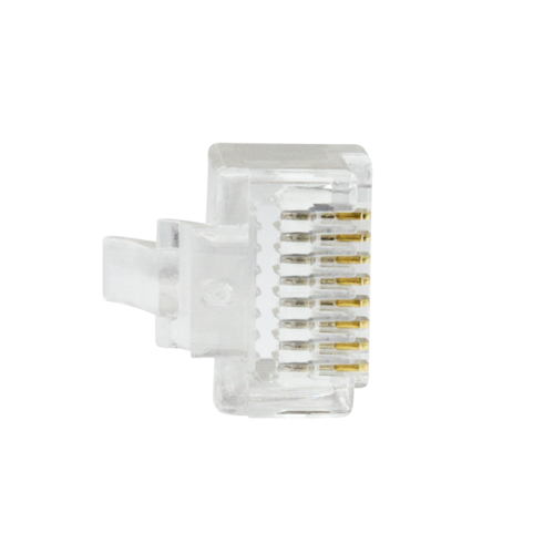 Bintra Doorsteek CAT6 Connector RJ45 - UTP 10 stuks voor soepele en stugge kabel