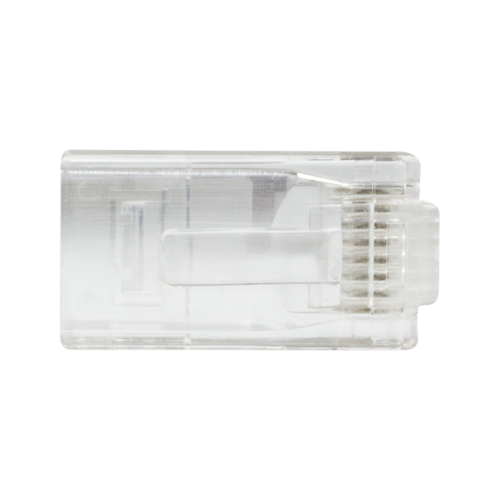 Bintra Doorsteek CAT6 Connector RJ45 - UTP 10 stuks voor soepele en stugge kabel