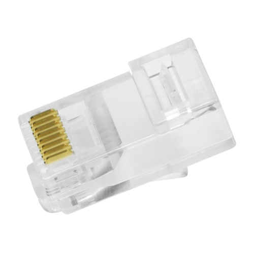 Bintra Pierce CAT6 Connector RJ45 - UTP 10 pieces for smooth and rigid cable