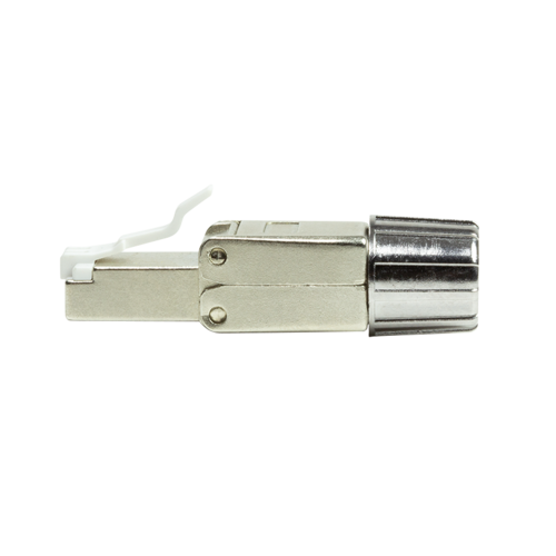 CAT8.1 Toolless Connector RJ45 - STP voor soepele en stugge kabel