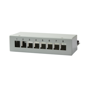 Keystone patch panel box voor 8 keystones