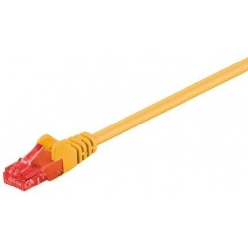 Cat6 20m geel UTP kabel