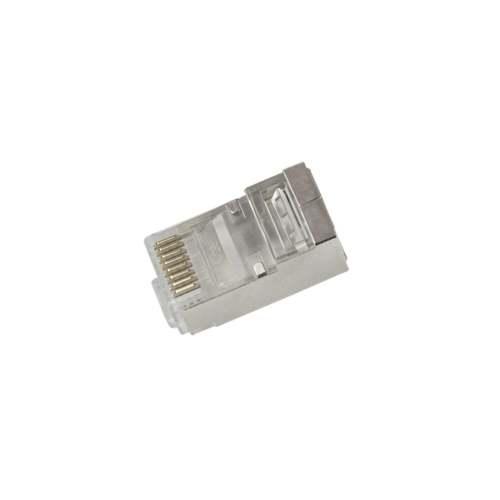 Doorsteek CAT6 Connector RJ45 - STP 50 stuks voor soepele en stugge kabel