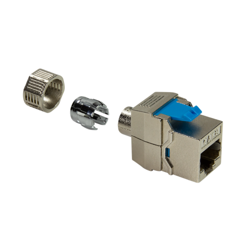 CAT8.1 keystone jack RJ45 STP toolless