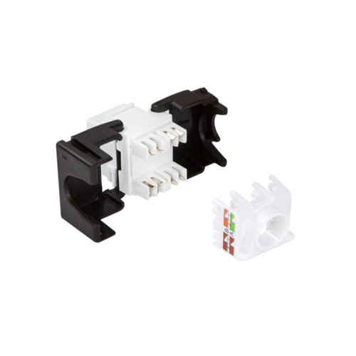 CAT6a keystone jack RJ45 UTP toolless