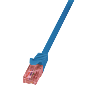 UTP CAT6 0.25M blauw 100% koper