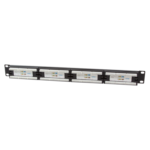 Patchpanel 24 Poorts CAT6 RJ45