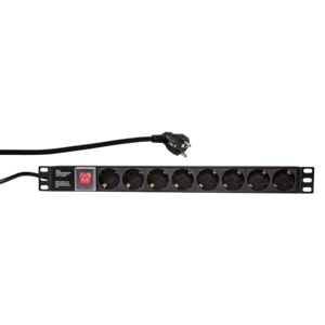 8 ways power strip for 19'' serverrack