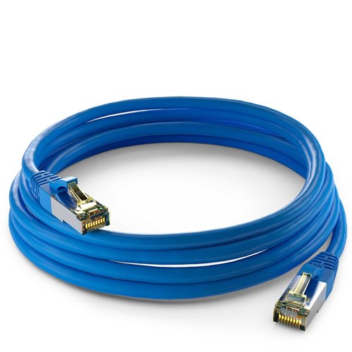 Cat6a S/FTP LSZH 1M Blue