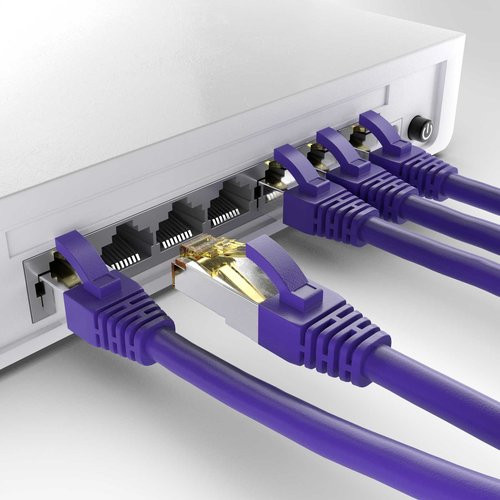 Cat6a S/FTP LSZH 3M Violet