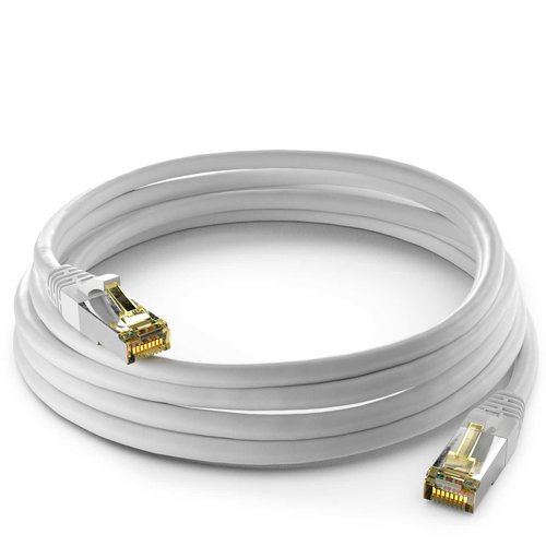 Cat6a S/FTP LSZH 0.25M White