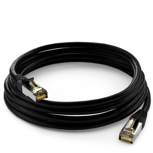 Cat6a S/FTP LSZH 1M Black