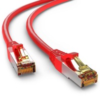 Cat6a S/FTP LSZH 0.25M Red