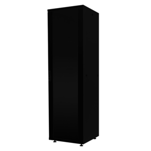 19" standing network cabinet 16U, 600 x 600 mm, black