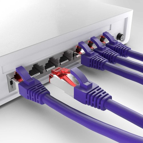 Cat6 S/FTP LSZH 1M Violet