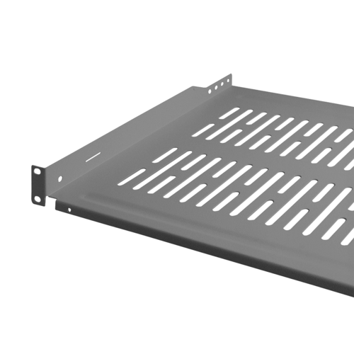 OEM 1U legbord voor serverkasten van 450mm diepte grijs