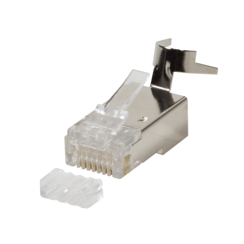 CAT8.1/CAT6a Plug RJ45 - Shielded 50 pcs for solid cable