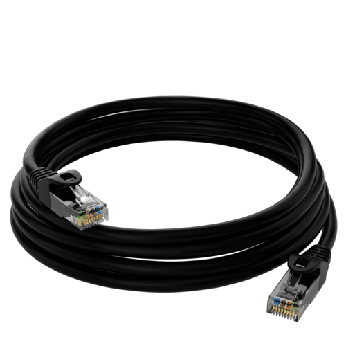 Cat5e 1M Zwart UTP kabel