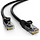 Cat5e 0.25M Zwart UTP kabel