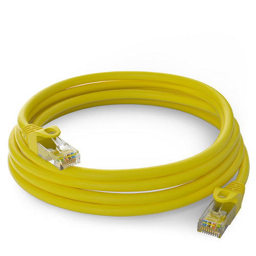 Cat5e 10M Geel UTP kabel