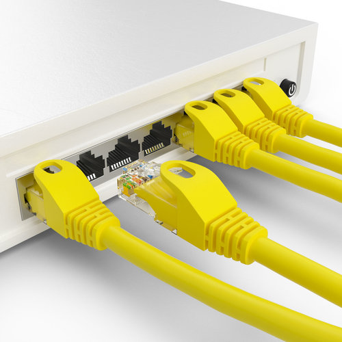 Cat5e 2M Yellow U/UTP Cable