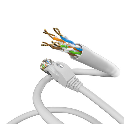 Cat5e 2M Grijs UTP kabel