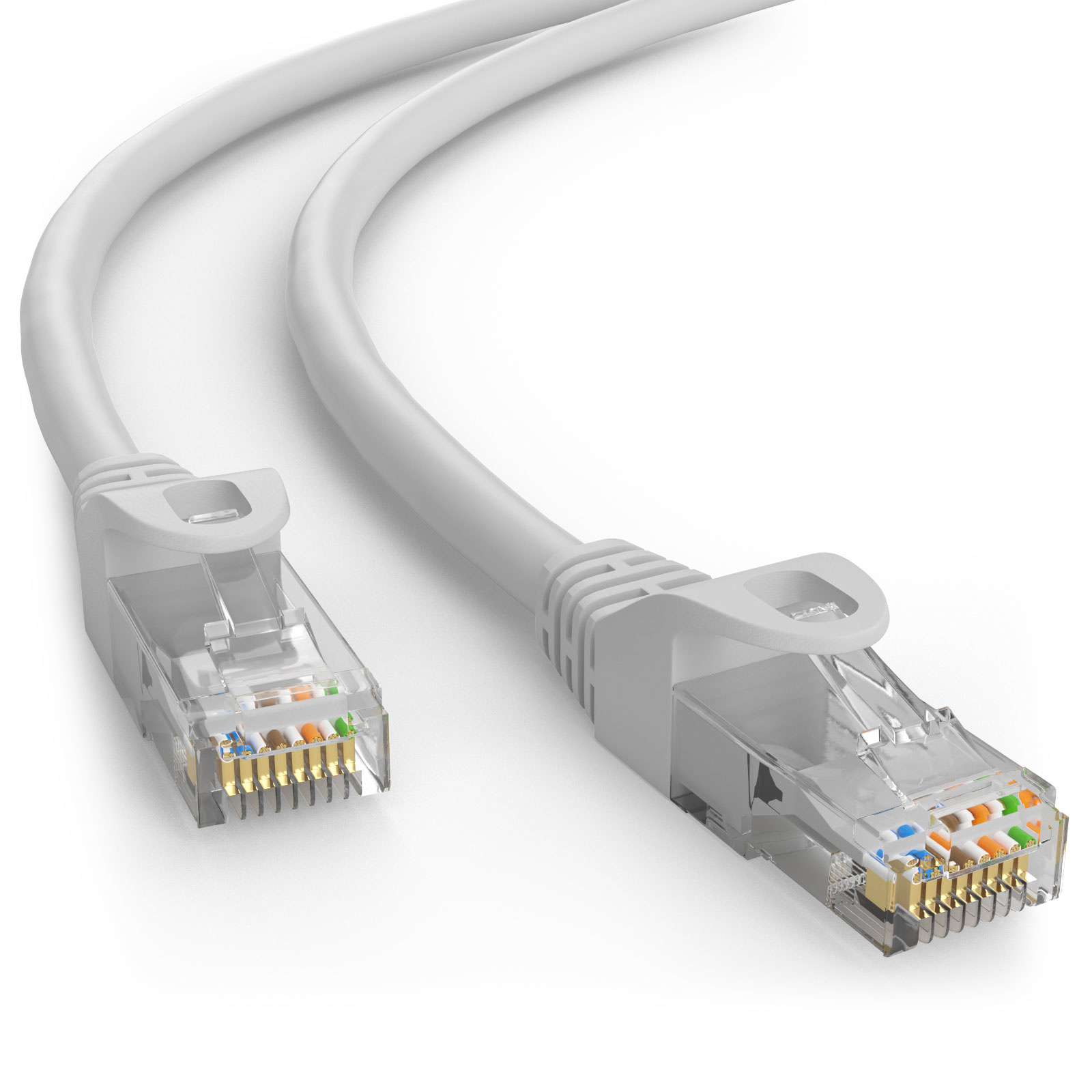 Cat5e 0.5M Grey U/UTP Cable