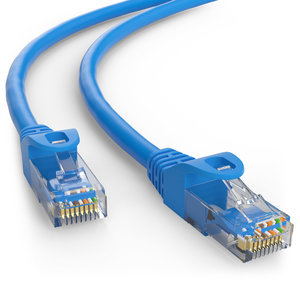 Cat5e 0.5M Blauw UTP kabel