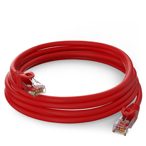 Cat5e 3M Red U/UTP Cable