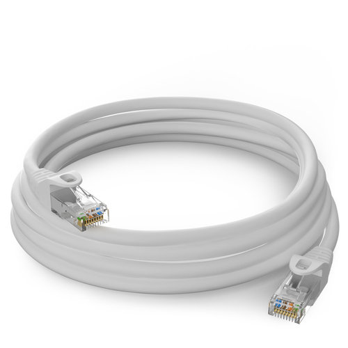 Cat6 0.25M wit UTP kabel
