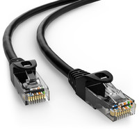 Cat6 1M zwart UTP kabel