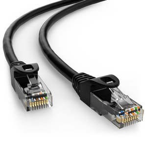 Cat6 3M zwart UTP kabel