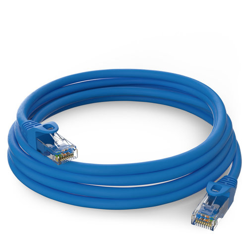 Cat6 10M blauw UTP kabel