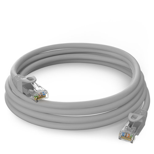 Cat6 2m grijs UTP kabel
