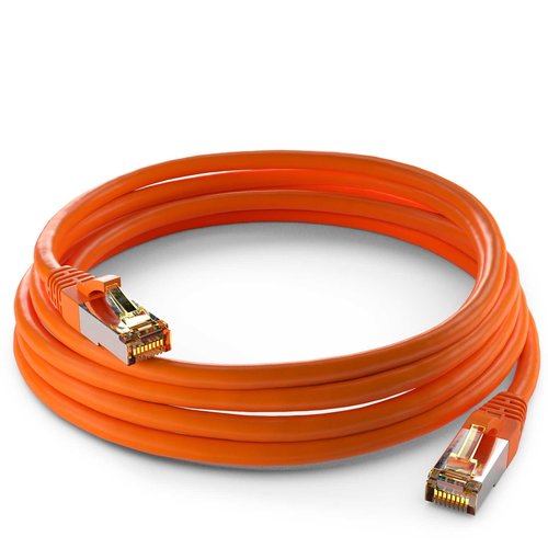 CAT6a S/FTP PIMF LSZH Oranje 0.25 meter