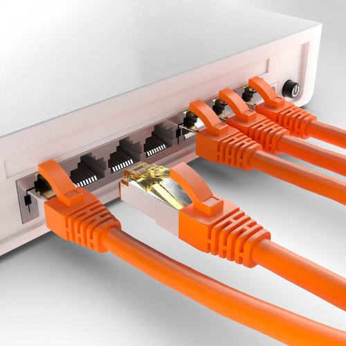 CAT6a S/FTP PIMF LSZH Oranje 5 meter