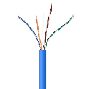 UTP CAT5e cable solid 305M CCA Blue