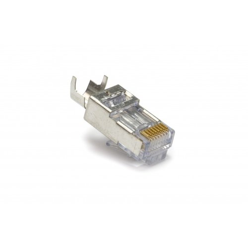 Bintra Doorsteek CAT7 Connector RJ45 - STP 10 stuks voor soepele en stugge kabel