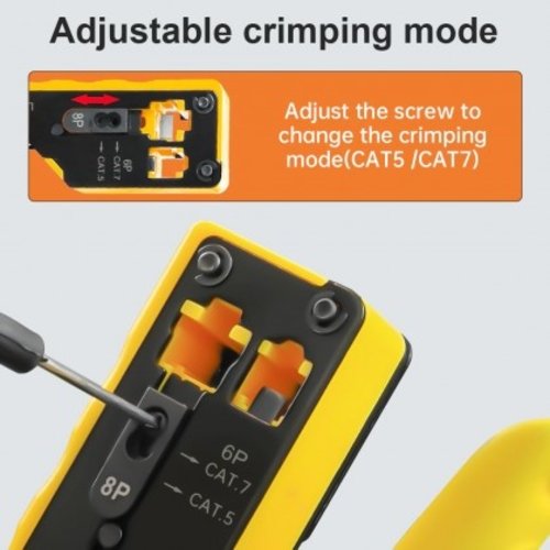 Bintra Crimp Tool for ezEX CAT5e/CAT6/CAT6a/CAT7 & RJ11/12