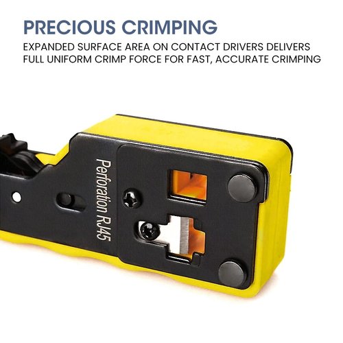 Bintra Krimptang voor doorsteek RJ45, RJ11 en RJ12 connectoren