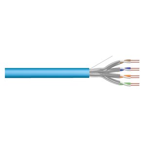 U/ FTP CAT6a solid 100M blue 100% copper (Bulk Network Cable)