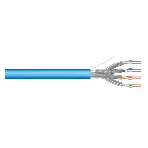 U/ FTP CAT6a solid 100M blue 100% copper (Bulk Network Cable)