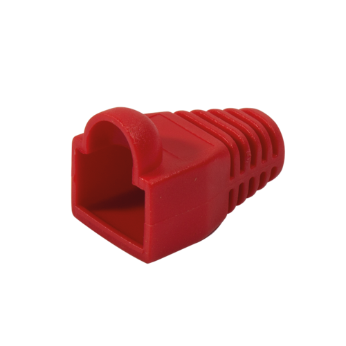 Strain Relief Boot RJ45 100pcs 6mm Red